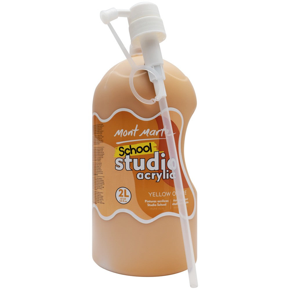M.M. Studio Acrylic 2l Yellow Ochre