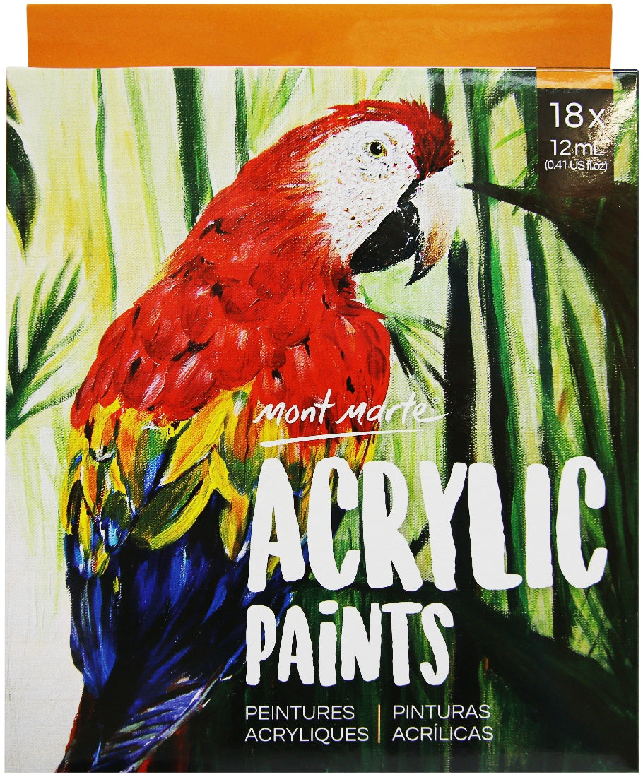 M.M. Acrylic Paints 18x12ml