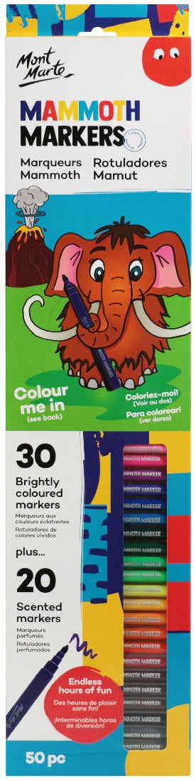 M.M. Mammoth Markers Set 50pce