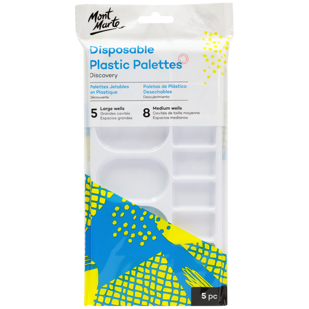 M.M. Disposable Plastic Palettes 5pc