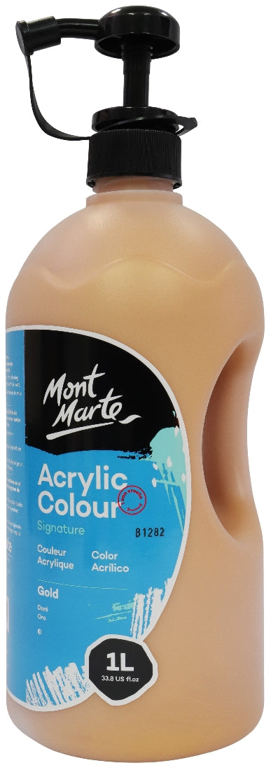 M.M. Studio Acrylic 1l Gold