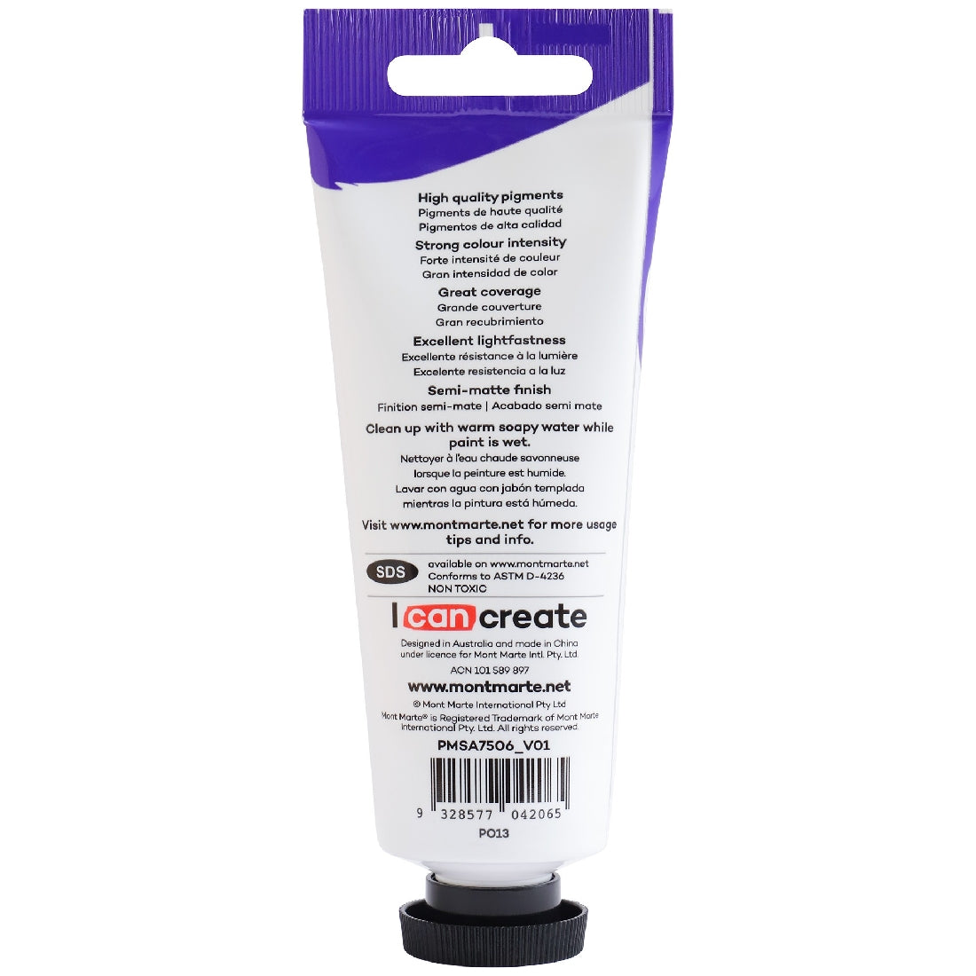 M.M. Satin Acrylic 75ml - Orange