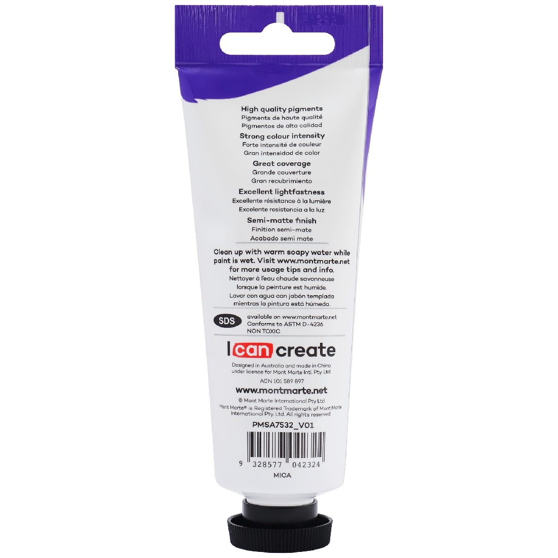 M.M. Satin Acrylic 75ml - Silver
