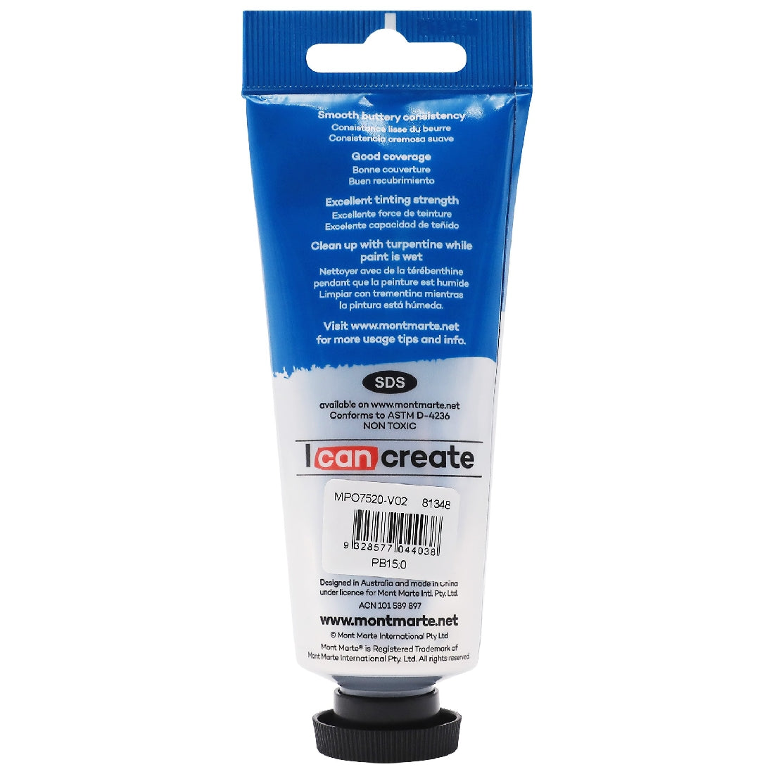 M.M. Oil Paint 75ml - Phthalo Blue