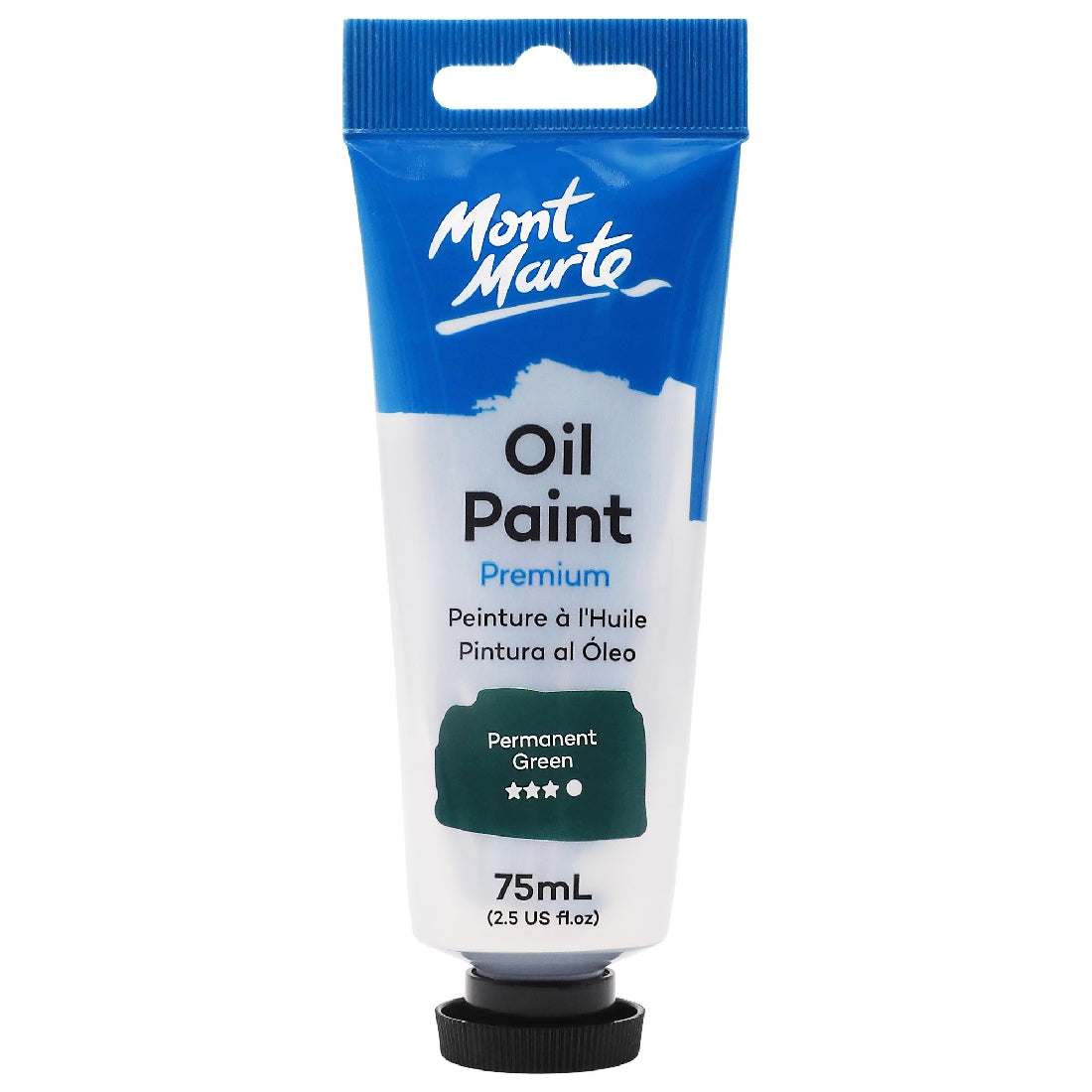 M.M. Oil Paint 75ml - Permanent Green