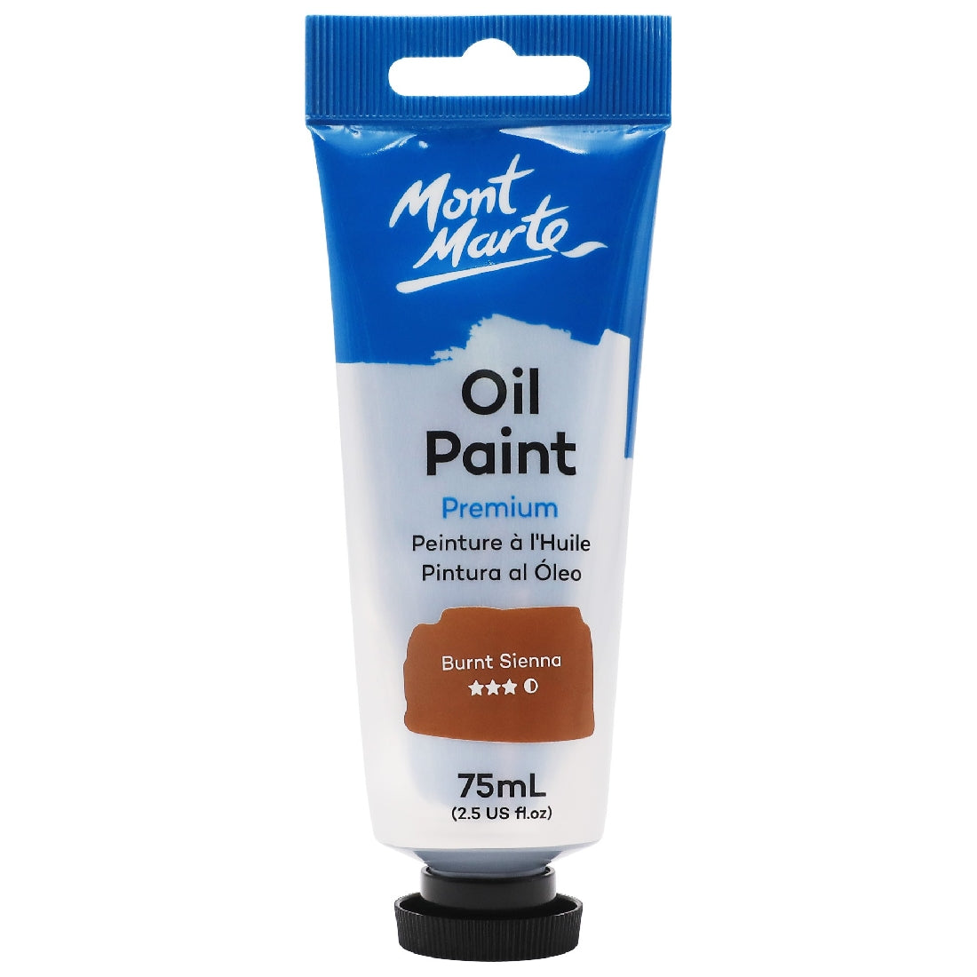 M.M. Oil Paint 75ml - Burnt Sienna