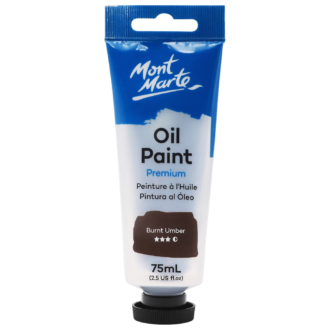M.M. Oil Paint 75ml - Burnt Umber