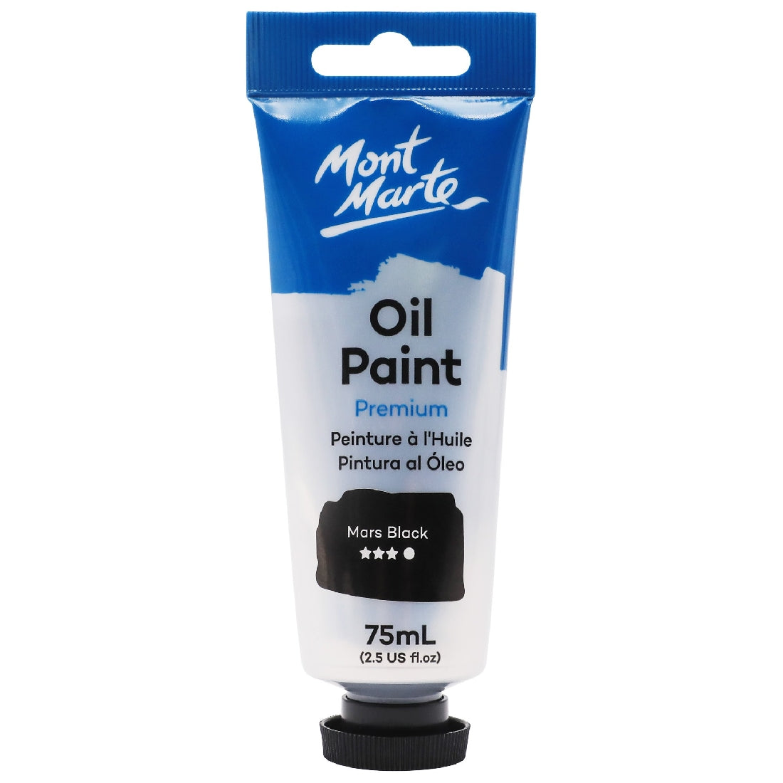 M.M. Oil Paint 75ml - Mars Black