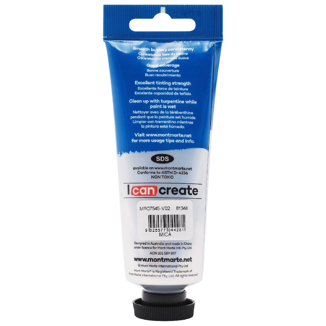 M.M. Oil Paint 75ml - Silver
