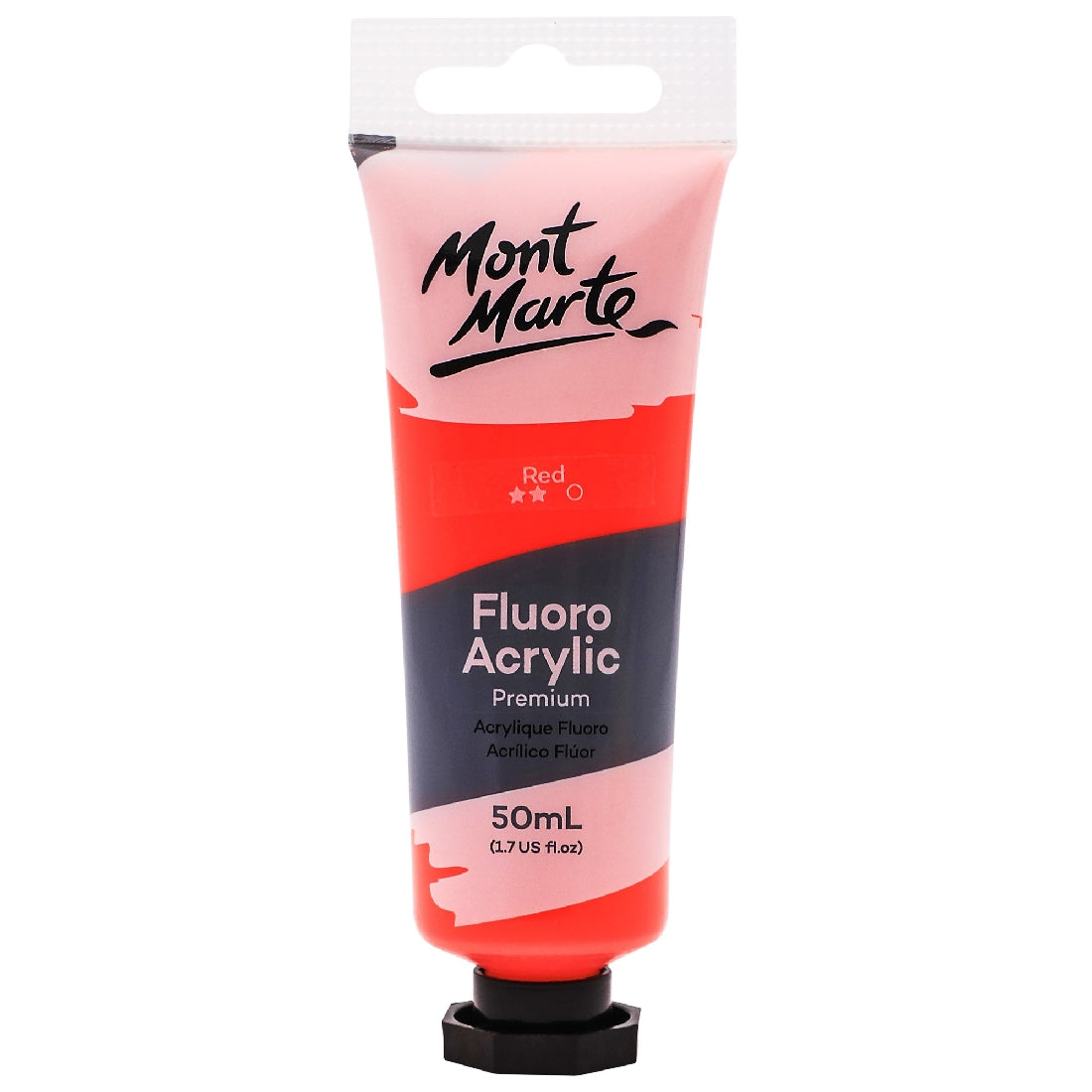 M.M. Fluoro Acrylic Paint 50ml - Red