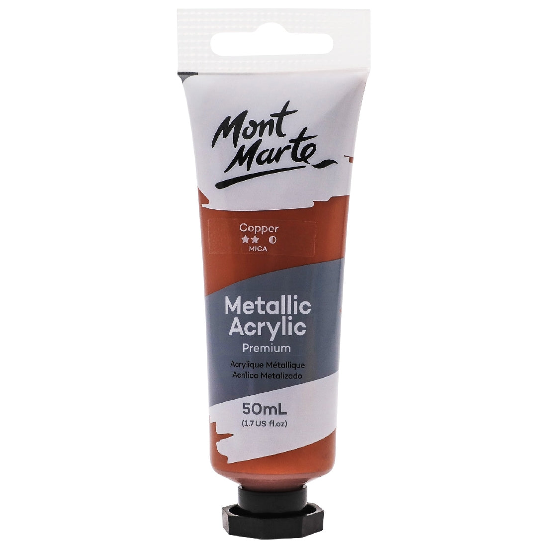 M.M. Metallic Acrylic Paint 50ml - Copper