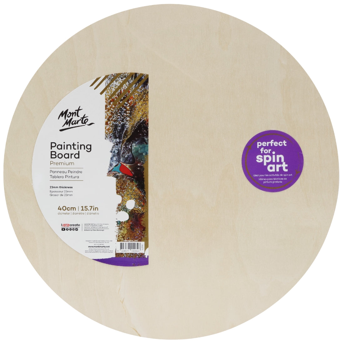 M.M. Painting Board Round 40cm Diameter