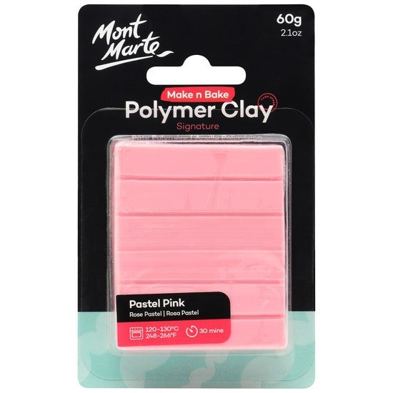 M.M. Polymer Clay 60g Pastel Pink
