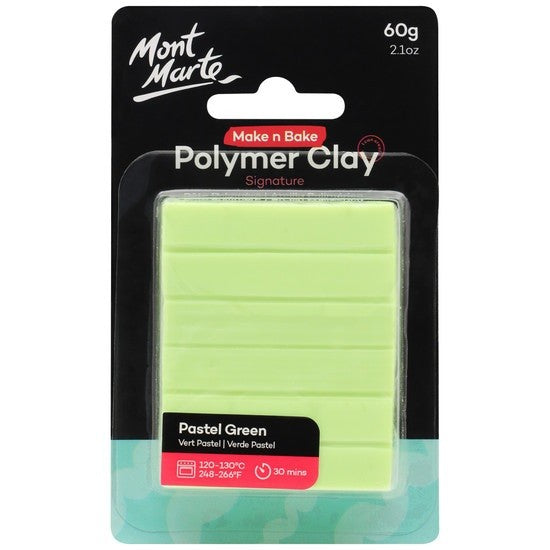 M.M. Polymer Clay 60g Pastel Green