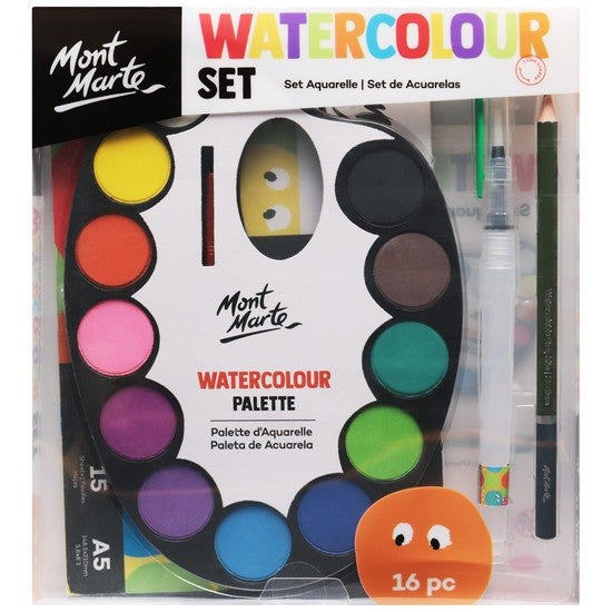 M.M. Watercolour Set 16pc