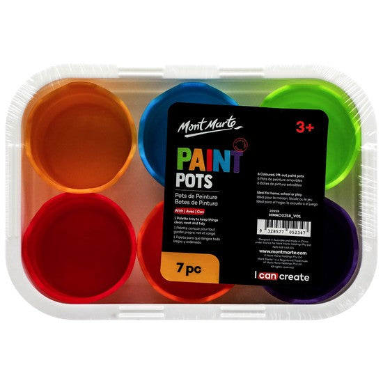 M.M. Paint Palette Cups 6pc