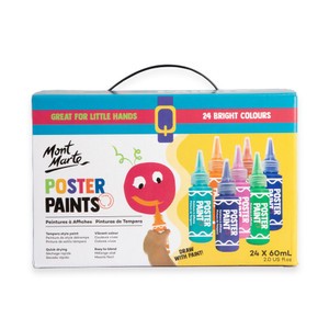 M.M. Poster Paint Set 24pc X 60ml