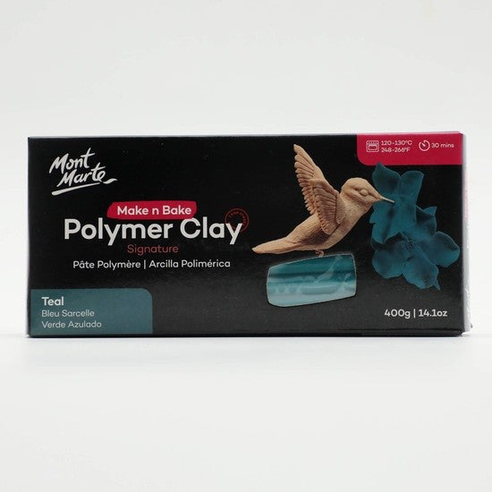 M.M. Make N Bake Polymer Clay 400g - Teal