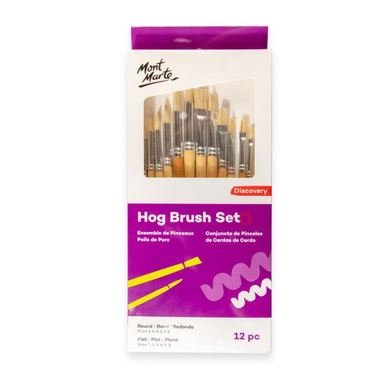 M.M. Hog Brush Set 12pc