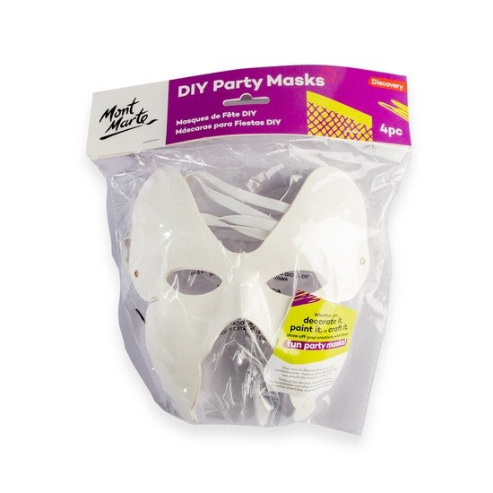 M.M. Diy Party Masks 4pc - Butterfly
