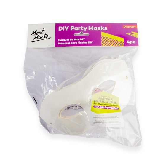 M.M. Diy Party Masks 4pc - Eye Mask