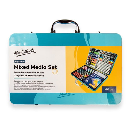 M.M. Mixed Media Set In Tin 60pc