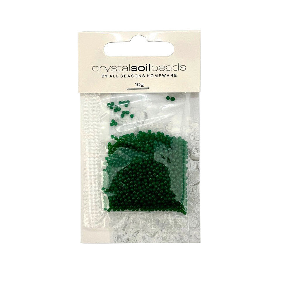 Crystal Soil Beads Dehydrated Lt Grn