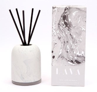 Serenity Home Marble Ceramic Dome Diffuser 200ml Thai Lemongrass