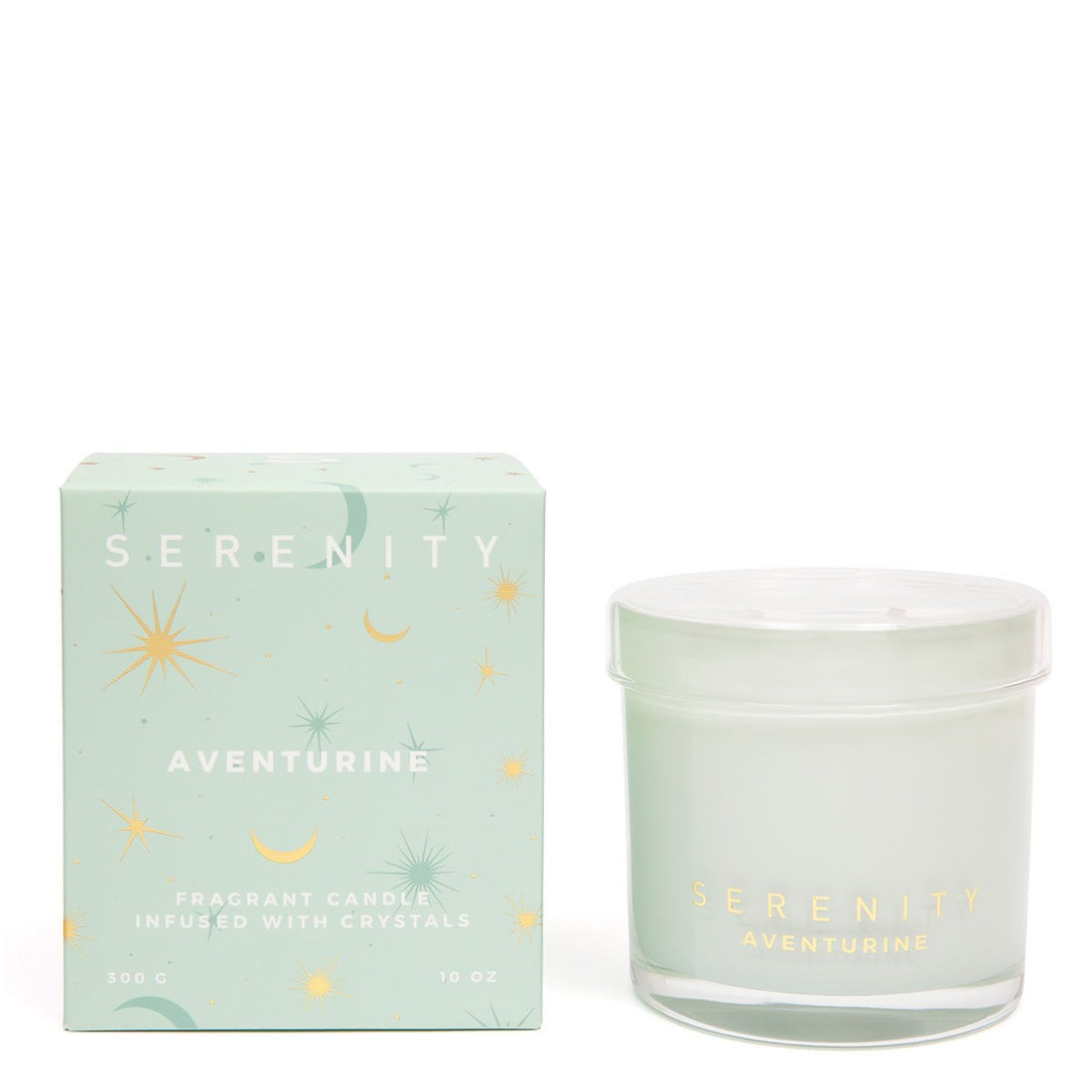 Crystal Abundance & Aventurine Candle 300g