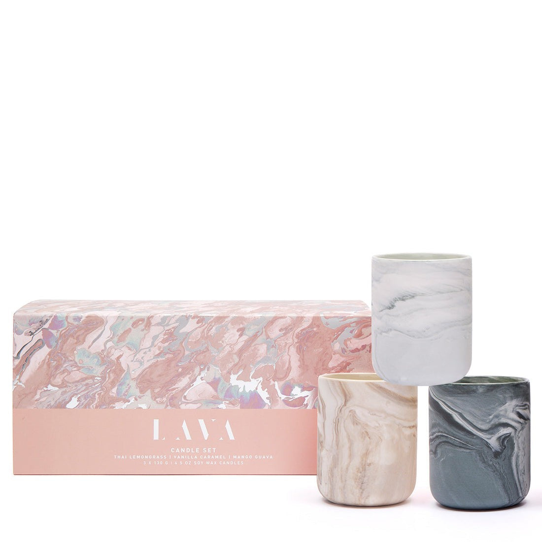 Lava Mini 3 Candle Gift Set