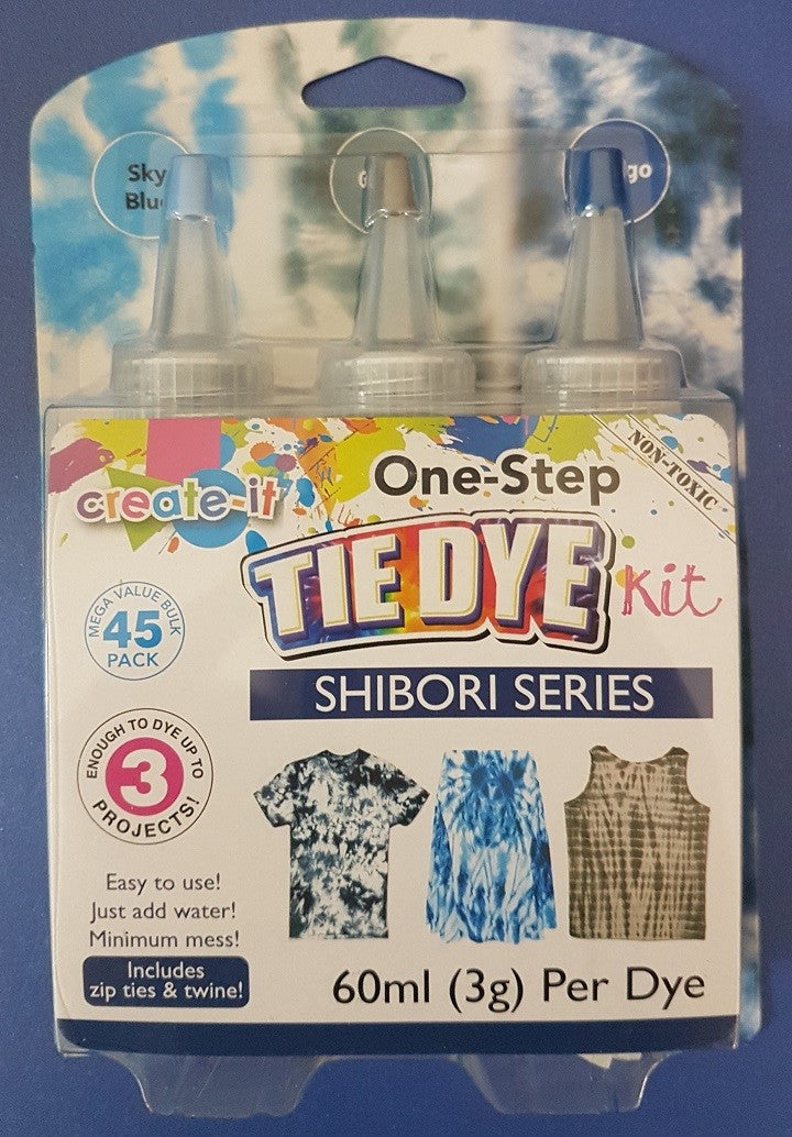 Shibori Series Tie Dye Kit (3 X 60ml)