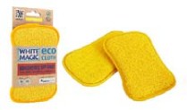 White Magic Eco Cloth Washing Up Pad Lemon
