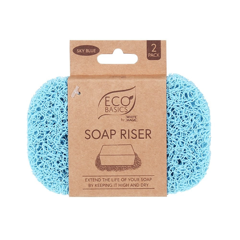 White Magic Eco Basics Soap Riser - Sky Blue