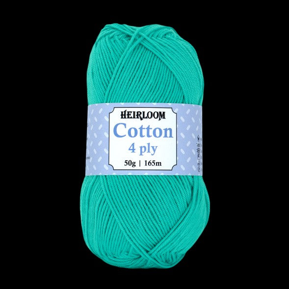 HEIRLOOM COTTON 4ply 50g OASIS