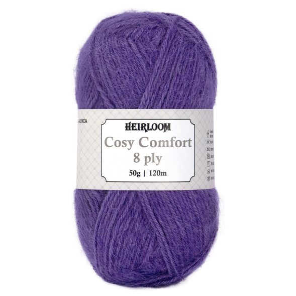 Cosy Comfort 8ply 50g Iris