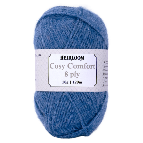 Cosy Comfort 8ply 50g Seabourne
