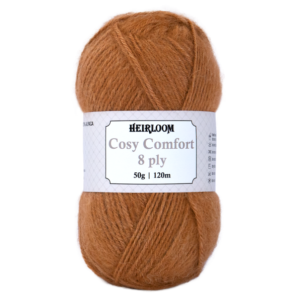 Cosy Comfort 8ply 50g Toffee