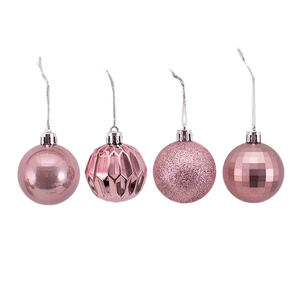 10Pk 5cm Rouge Bauble