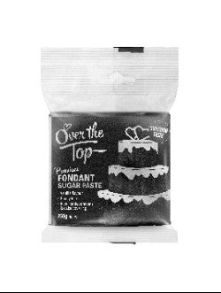 Over The Top Super Black Premium Fondant 250gm