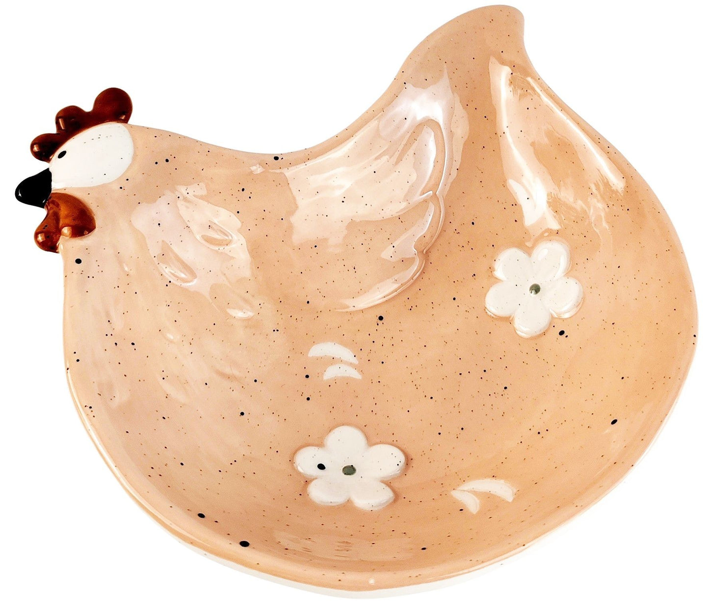 Country Chicken Dish Pink 17cm