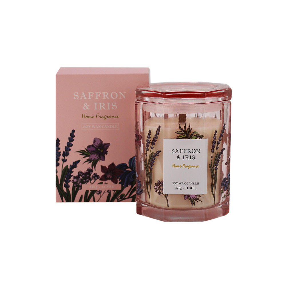 Candle Jar 320g Saffron & Iris
