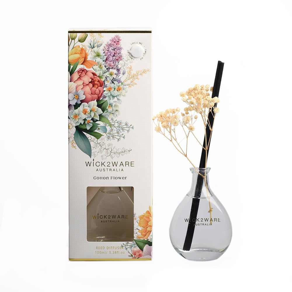Diffuser Dried Flower 100ml Cotton Flower