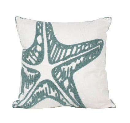 Stelli Star Fish Embroided Cushion