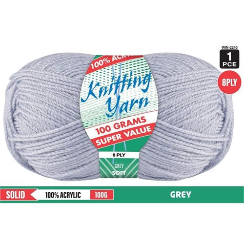 Knitting Yarn 8ply 100g Lilac