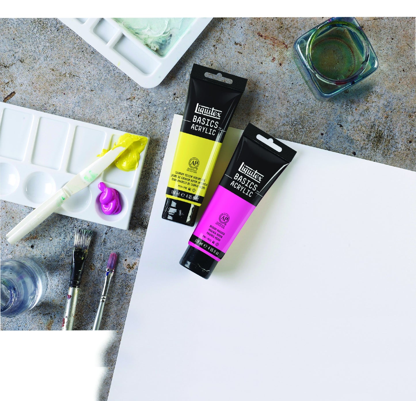 Liquitex Basics Acrylic 118ml Medium Magenta