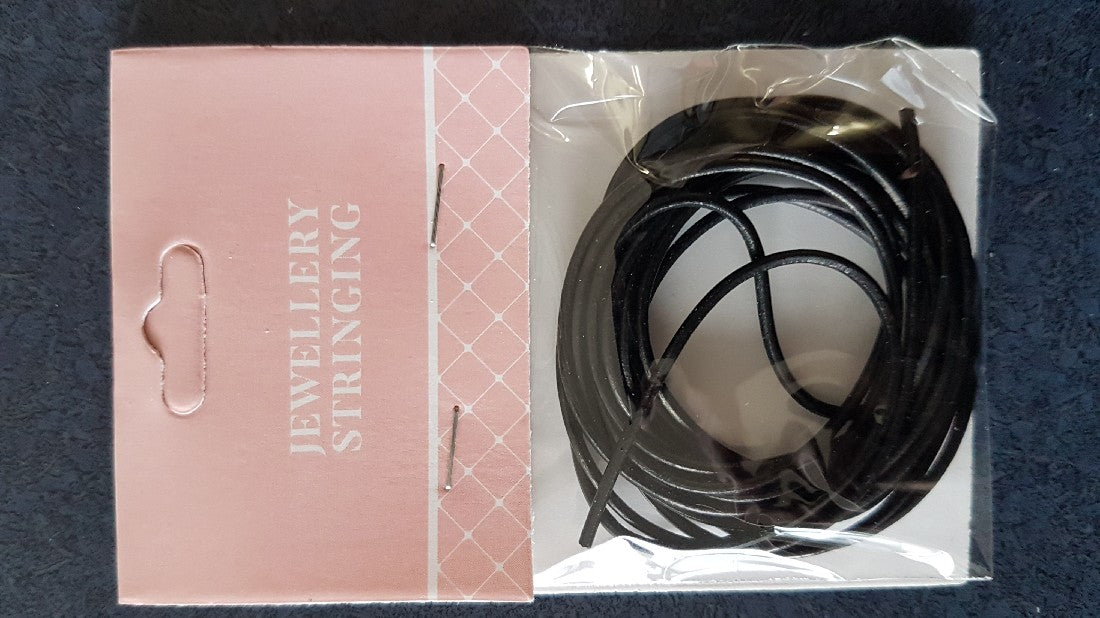 Genuine Leather Cord 1.5mm Black 2m