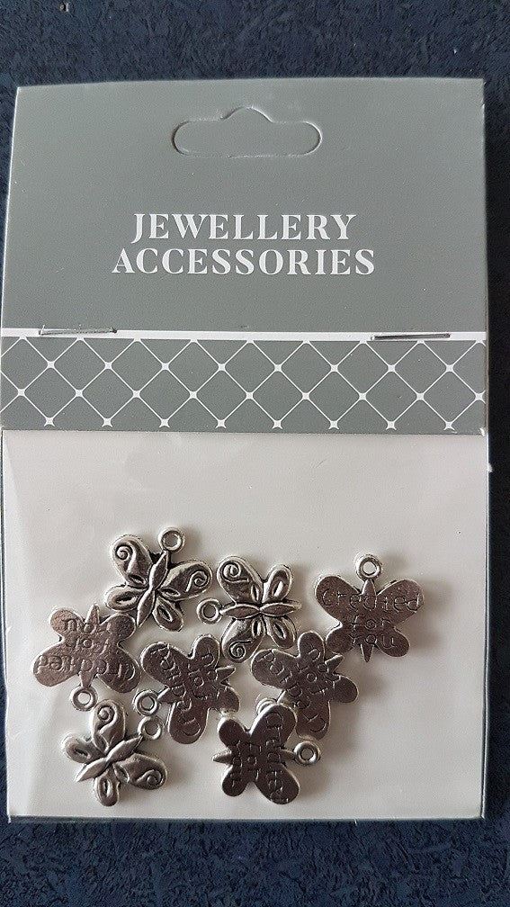 Charm Butterfly 13mm 8pcs