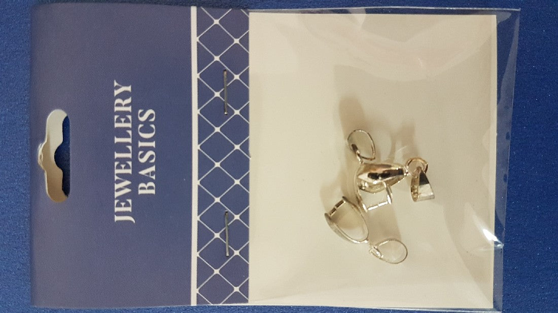 Pendant Bale 20mm 3pcs Bright Silver