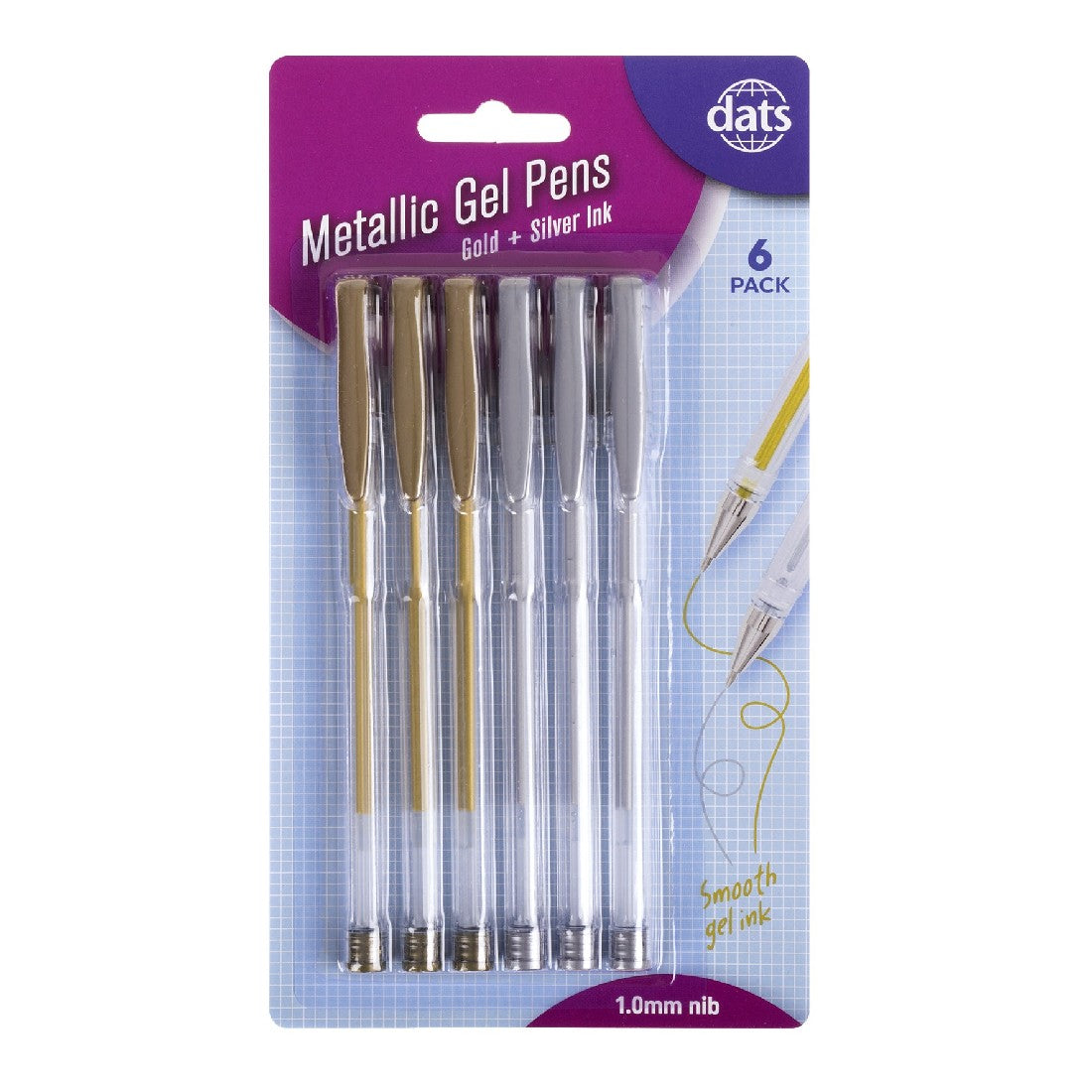 Metallic Gel Ink Pens