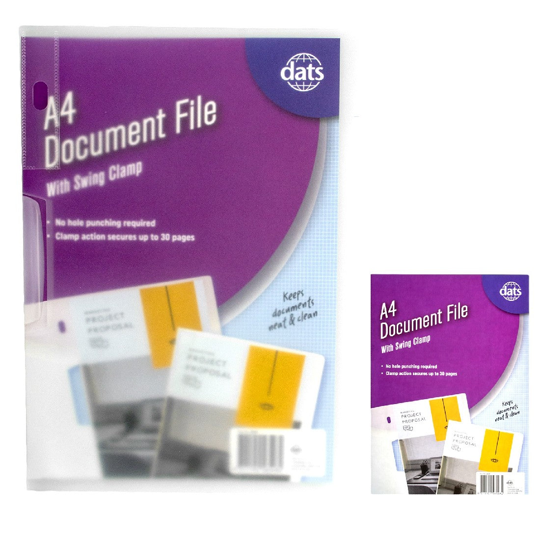 Report File A4 With Swing Clamp